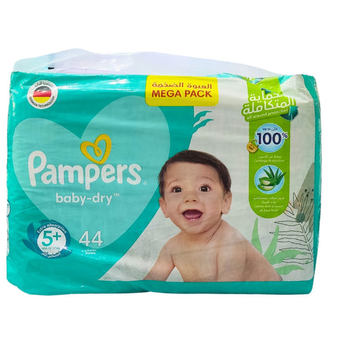 PAMPERS VALUE PACK NO.5+, 44 PIECES