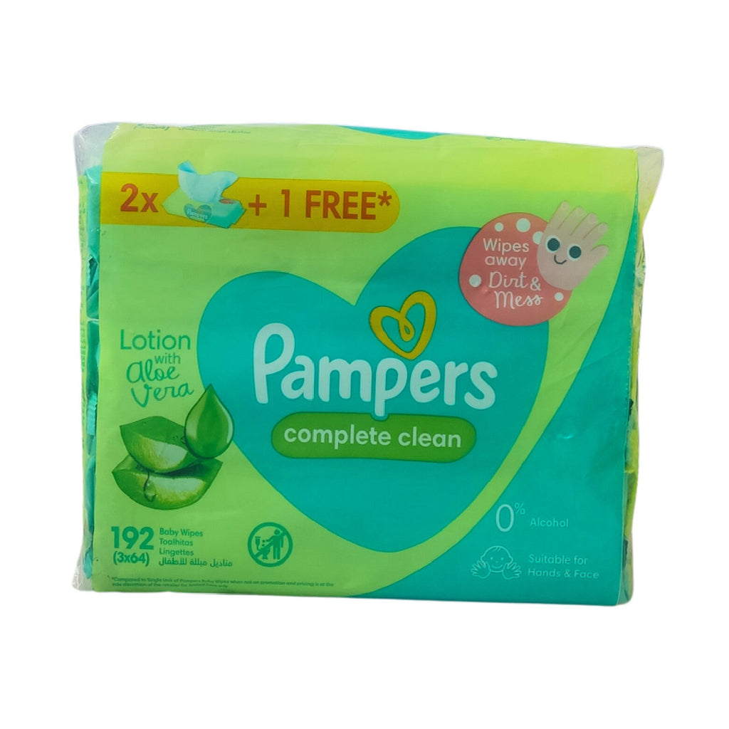 PAMPERS Fresh Wipes 2+1 Free x 64 pcs