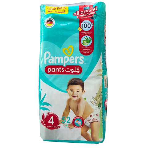 PAMPERS CULOTTE JUMBO PACK SIZE 4 – 52PCS