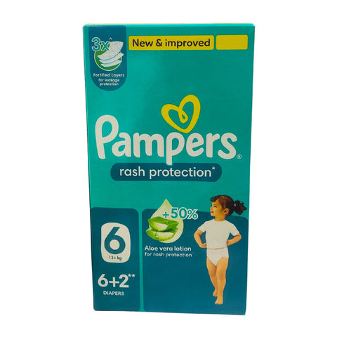 PAMPERS 6/8 PCS Baby Diapers