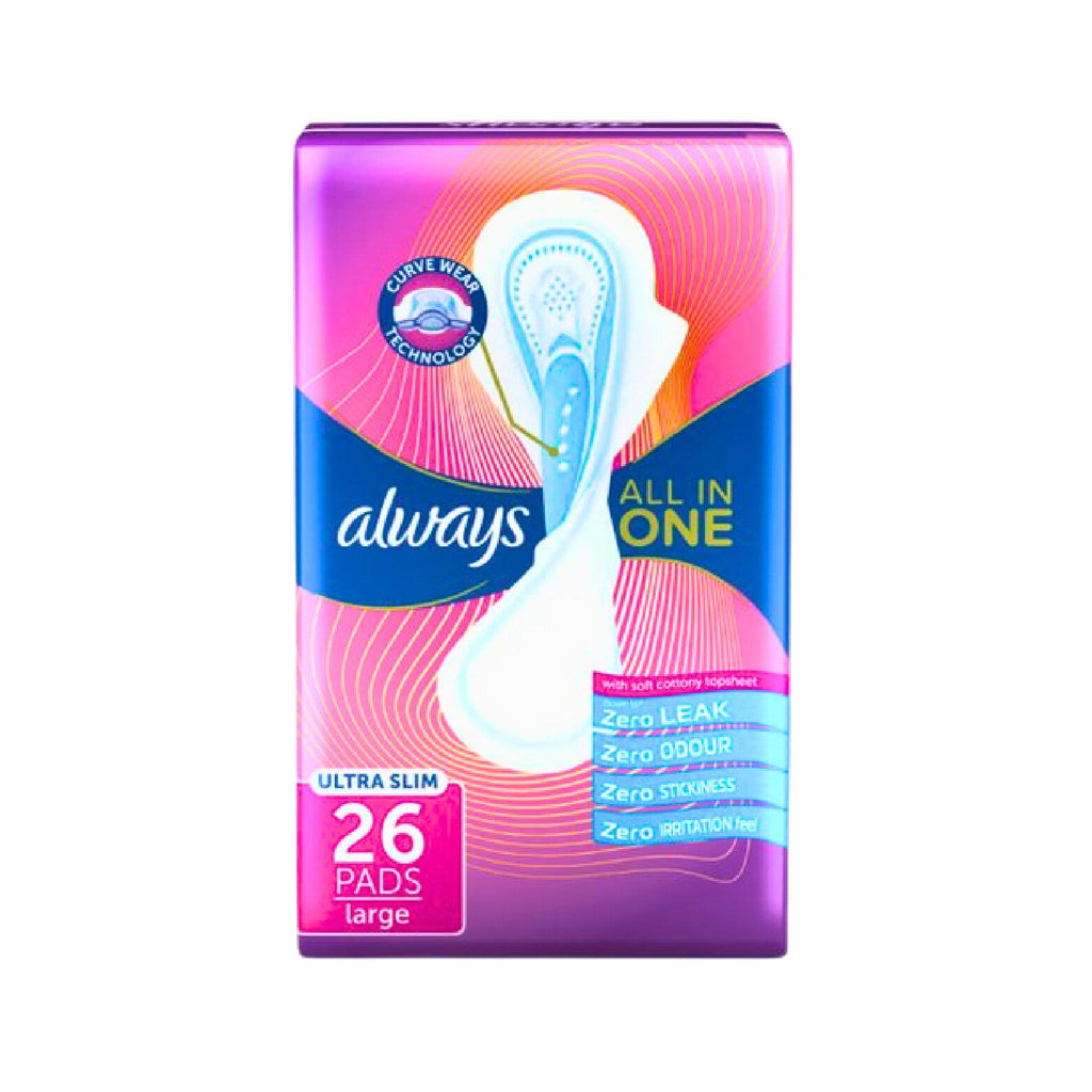 Always Ultra – All-in-One – 26 Pads for Complete Protection