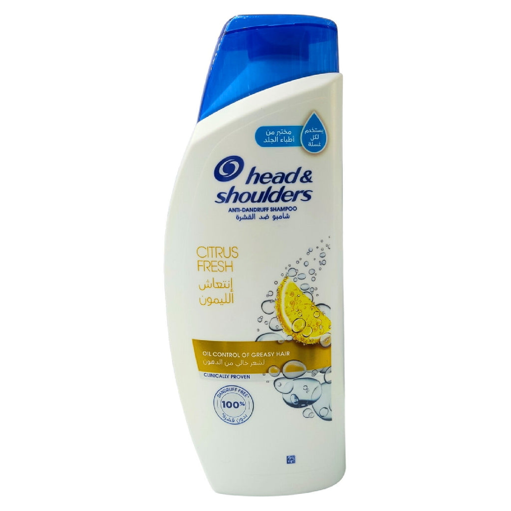Head & Shoulders Citrus Fresh 600ml – Refreshing Citrus Cleanse