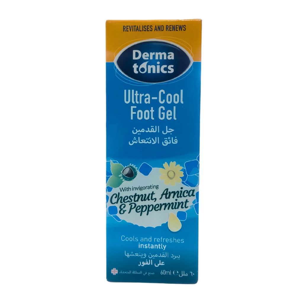 Ultra-Cool Foot Gel 60 Ml Dermatonics