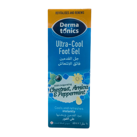 Ultra-Cool Foot Gel 60 Ml Dermatonics