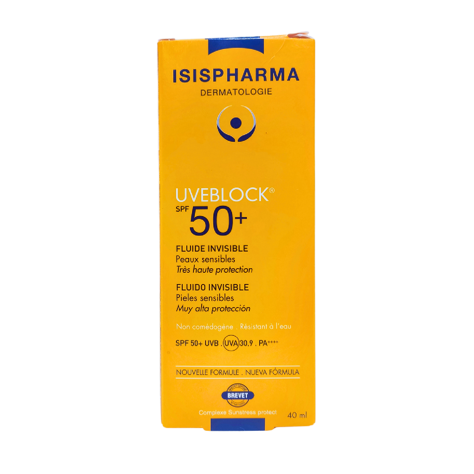 Uvebock Invisible Fluid â€“ High Protection SPF +50 (40ml)