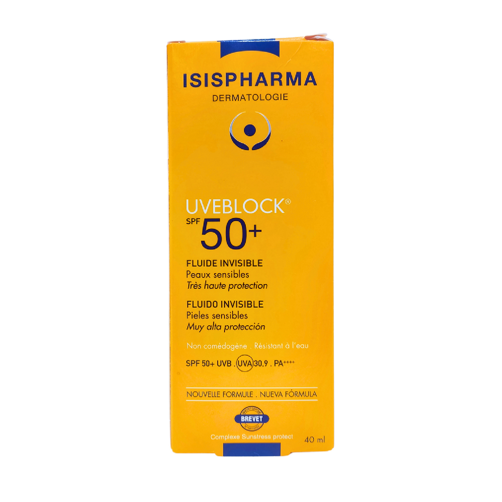 Uvebock Invisible Fluid – High Protection SPF +50 (40ml)