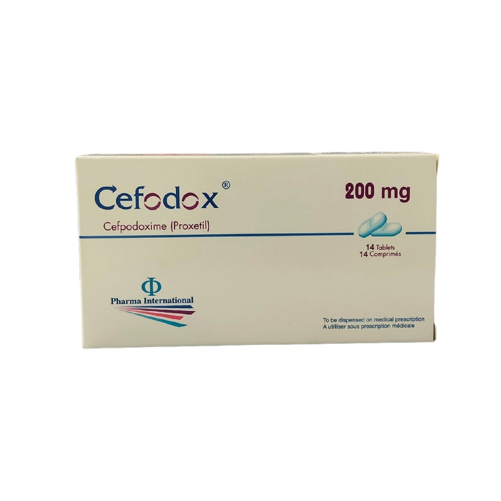 Cefodox Antibiotic Tablets 200mg 14 Pack