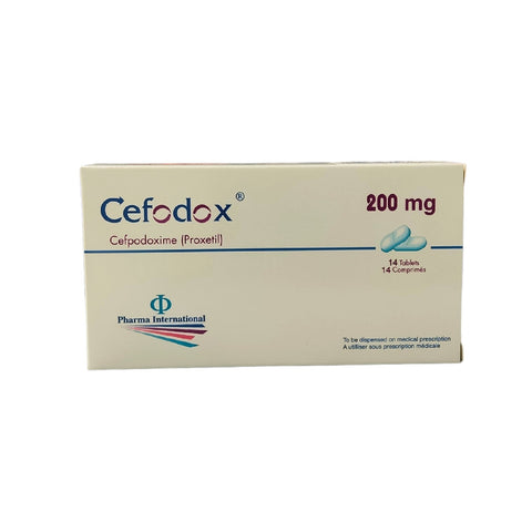 Cefodox Antibiotic Tablets 200mg 14 Pack