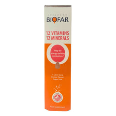 Biofar 12 Vitamins + 12 Minerals 20 Effervescent Tabs
