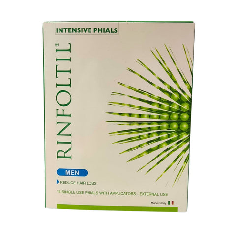 Rinfoltil Ampoules For Men-14 Ampoules - 5Ml-Hair Loss Treatment and Growth Support