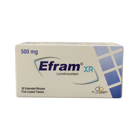 Efram XR Antiepileptic Tablets 500mg 30 Tablets