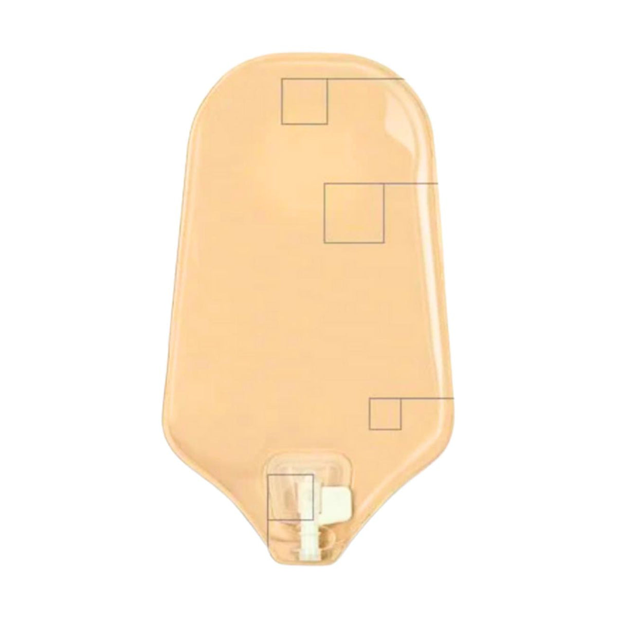 ConvaTec Natura Urostomy Bag with Accuseal Valve 57 mm Tan 10 pcs