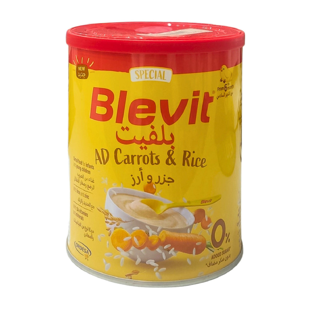 Blevit AD Carrots and Rice 250gm