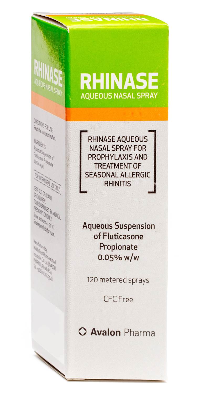 Rhinase 0.05 % Aqueous Nasal Spray - 120 Dose