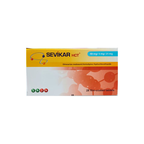 Sevikar Hct 40/5/25 Mg 28Tab