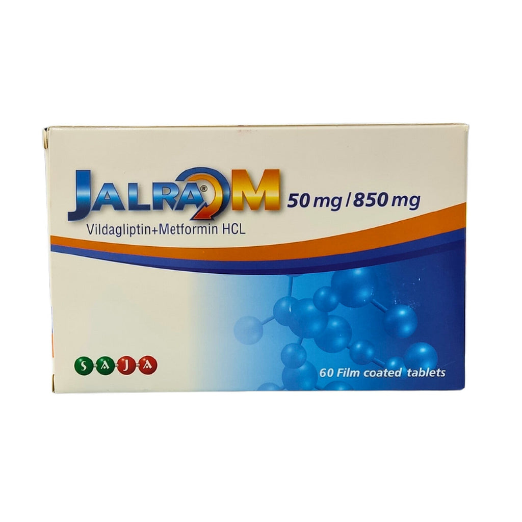Jalra M 50MG 850MG tablet for blood sugar control 60 Tabs