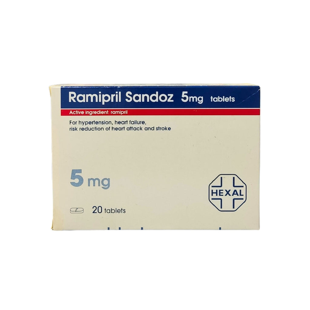 Ramipril Blood Pressure Tablets 5mg 20 Tablets