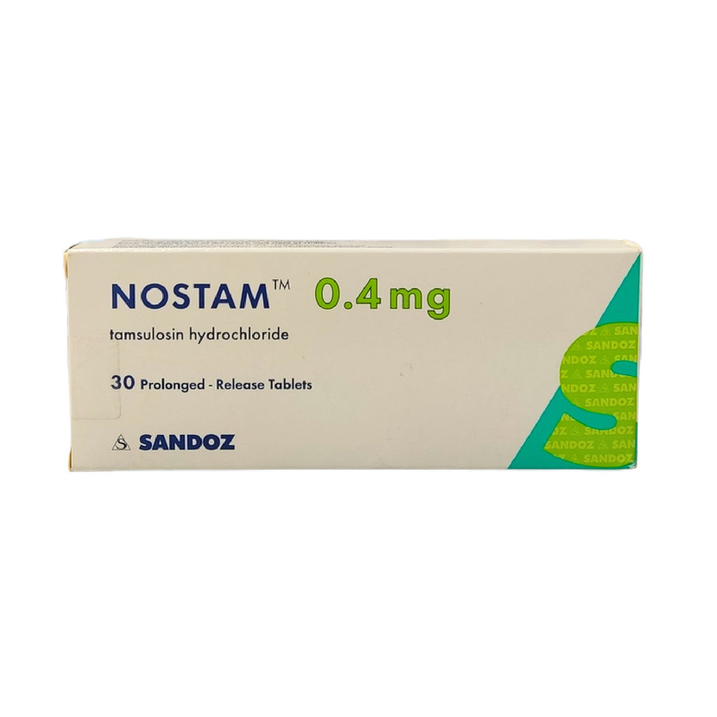 Nostam Tamsulosin Prostate Relief 0.4mg 30 Tablets