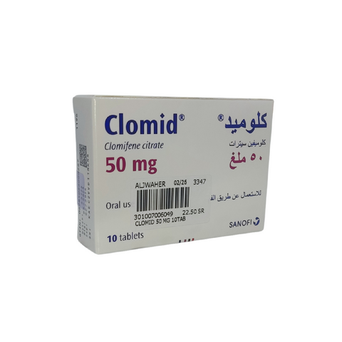 Clomid 50 Mg 10 Tablets