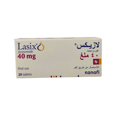 Lasix Diuretic Tablets 40mg 20 Tablets