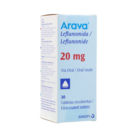 Arava 20 Mg 30 Tablets