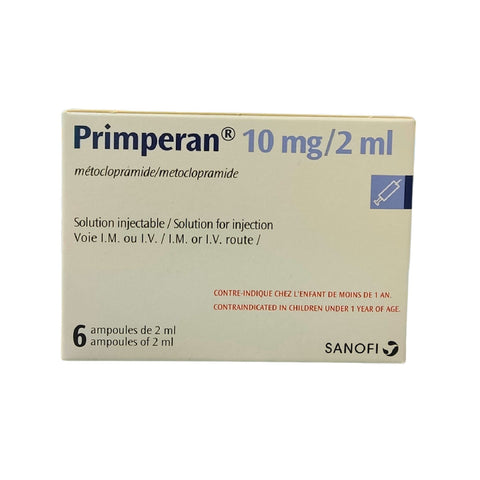 Primperan for vomiting 10 mg 6 ampoules