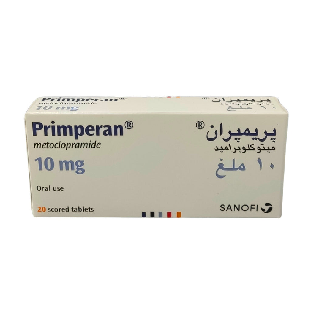 Primperan Anti Nausea Tablets 10mg 20 Tablets