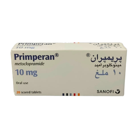 Primperan Anti Nausea Tablets 10mg 20 Tablets