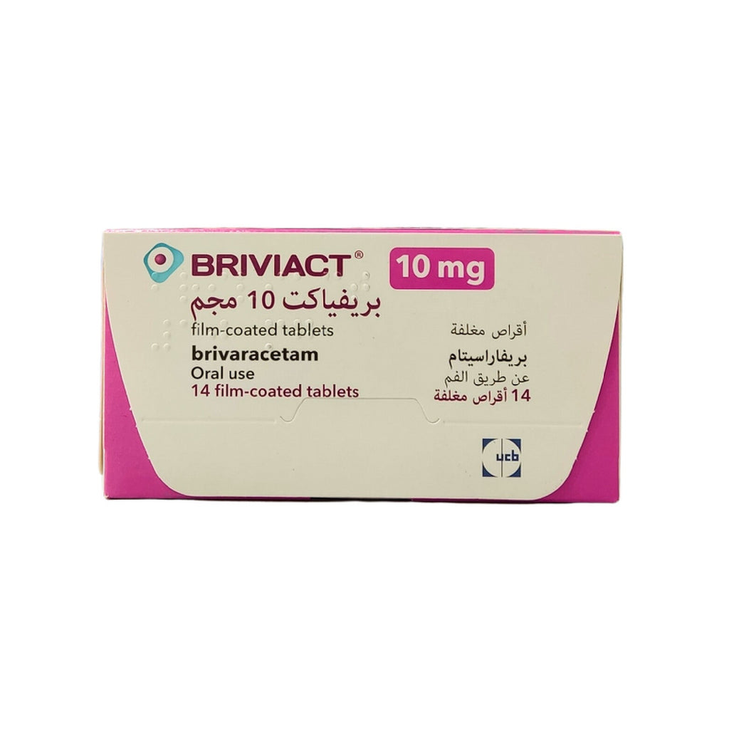 Briviact Antiepileptic Tablets 10mg 14 Tablets