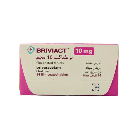 Briviact Antiepileptic Tablets 10mg 14 Tablets