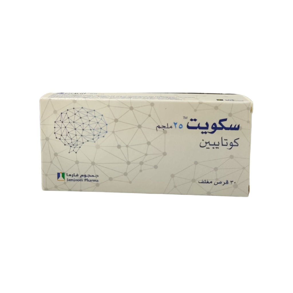 Sequit Quetiapine 25mg Tablets – 30 Tabs