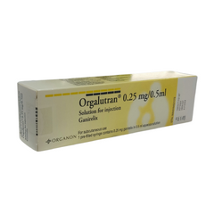 orgalutran 0.25 \ 0.5 ml 1 syring