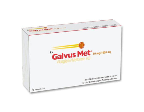 Galvus Met 50 Mg/1000 Mg 60 Tab