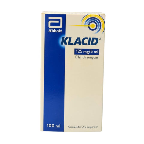 Klacid 125MG/5ML antibiotic 100ML
