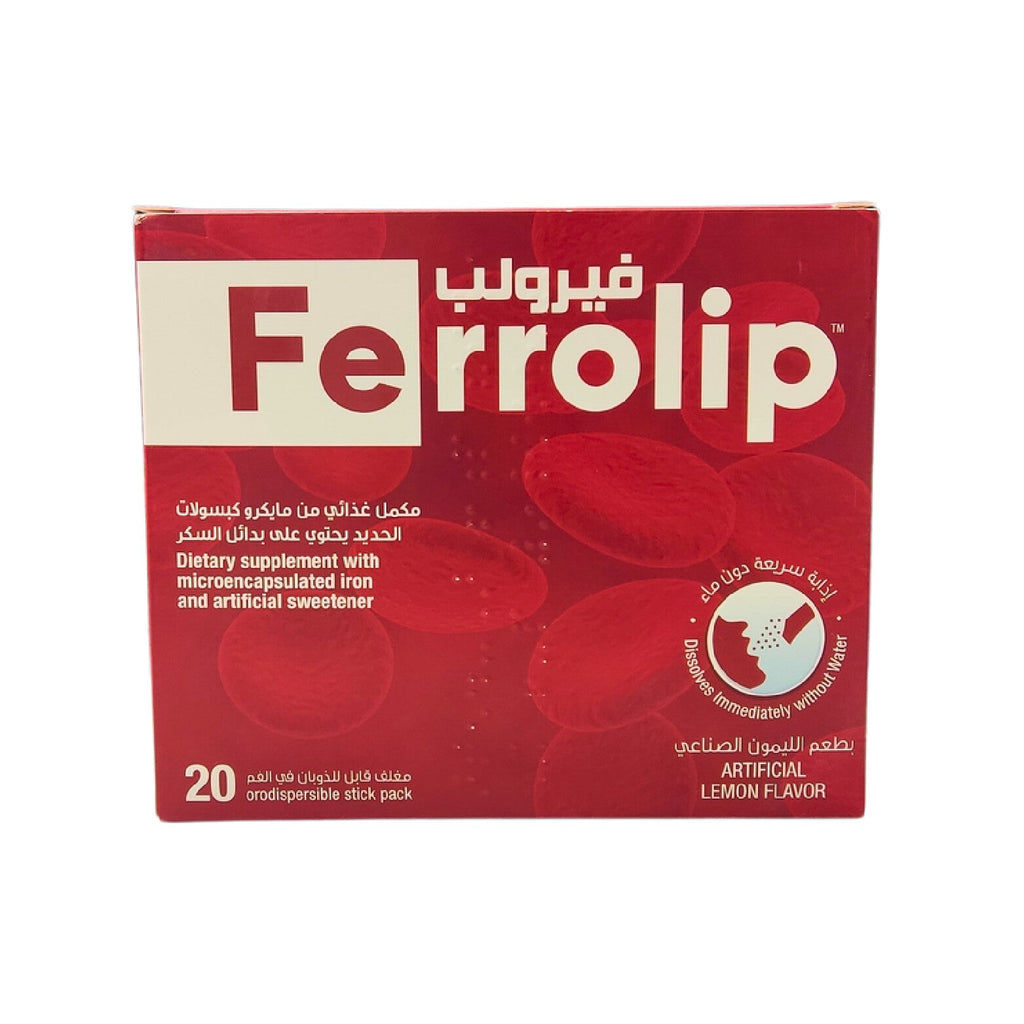 Ferrolip Liquid Iron Supplement 20 Sticks
