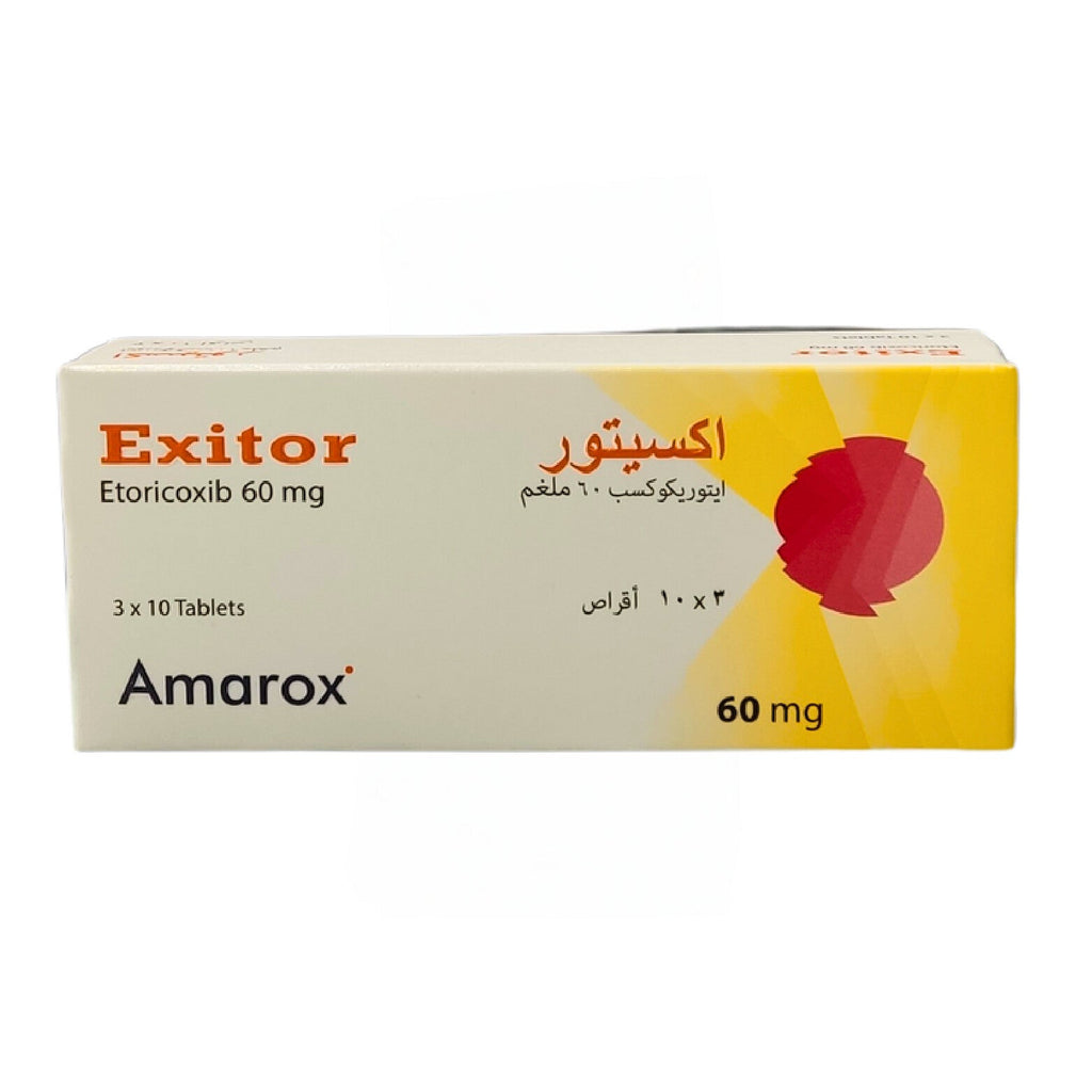 Exitor 60MG tablet for pain 30 Tabs