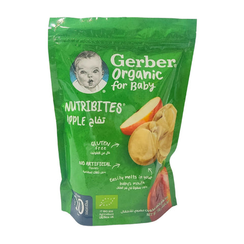 Gerber Apple Organic Nutribiscuits 150gm