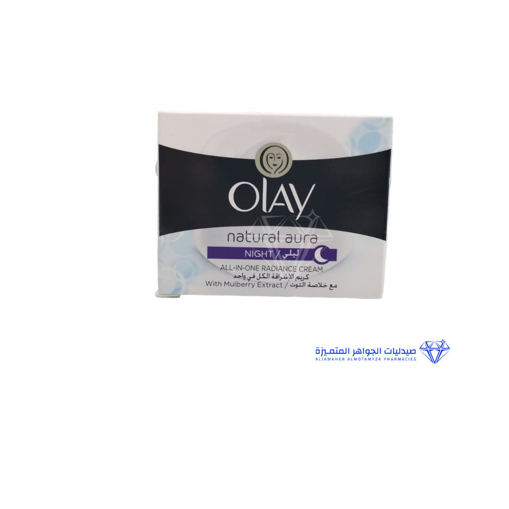 Olay Night Cream Natural White - 50 Gm