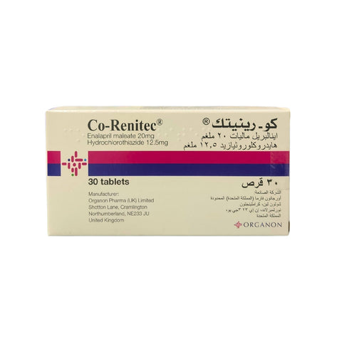 Co Renitec Blood Pressure Tablets 30 Pack