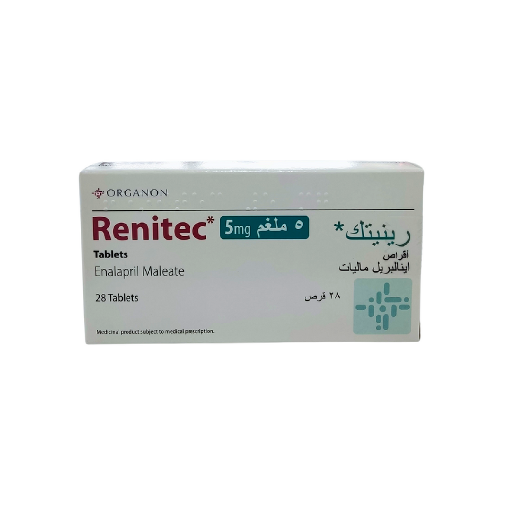رينيتك 5 مجم 28 قرص لخفض ضغط الدم