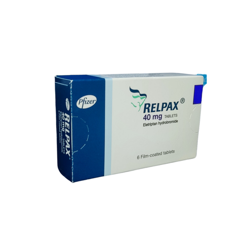 Relpax 40 Mg, For Migraine, 6 Tablets