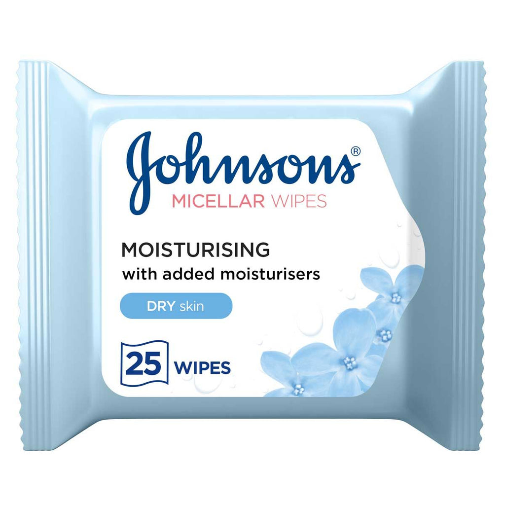 Johnsonâ€™S Cleansing Wipes Dry Skin - 25 Wipes