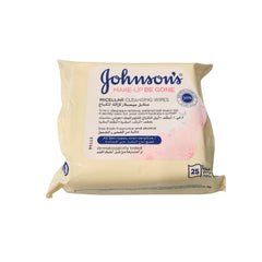 Johnsonâ€™S Gentle Micellar Wipes â€“ For Makeup Removal & All Skin Types Including Sensitive â€“ 25Pcs