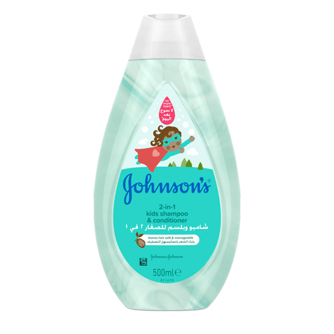 Johnson'S 2-In-1 Kids Shampoo & Conditioner - 500 Ml