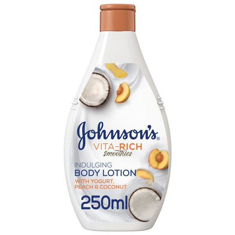 Johnson'S Vita Rich Lotion With Milk, Peach And Coconut Extract - 250 Ml