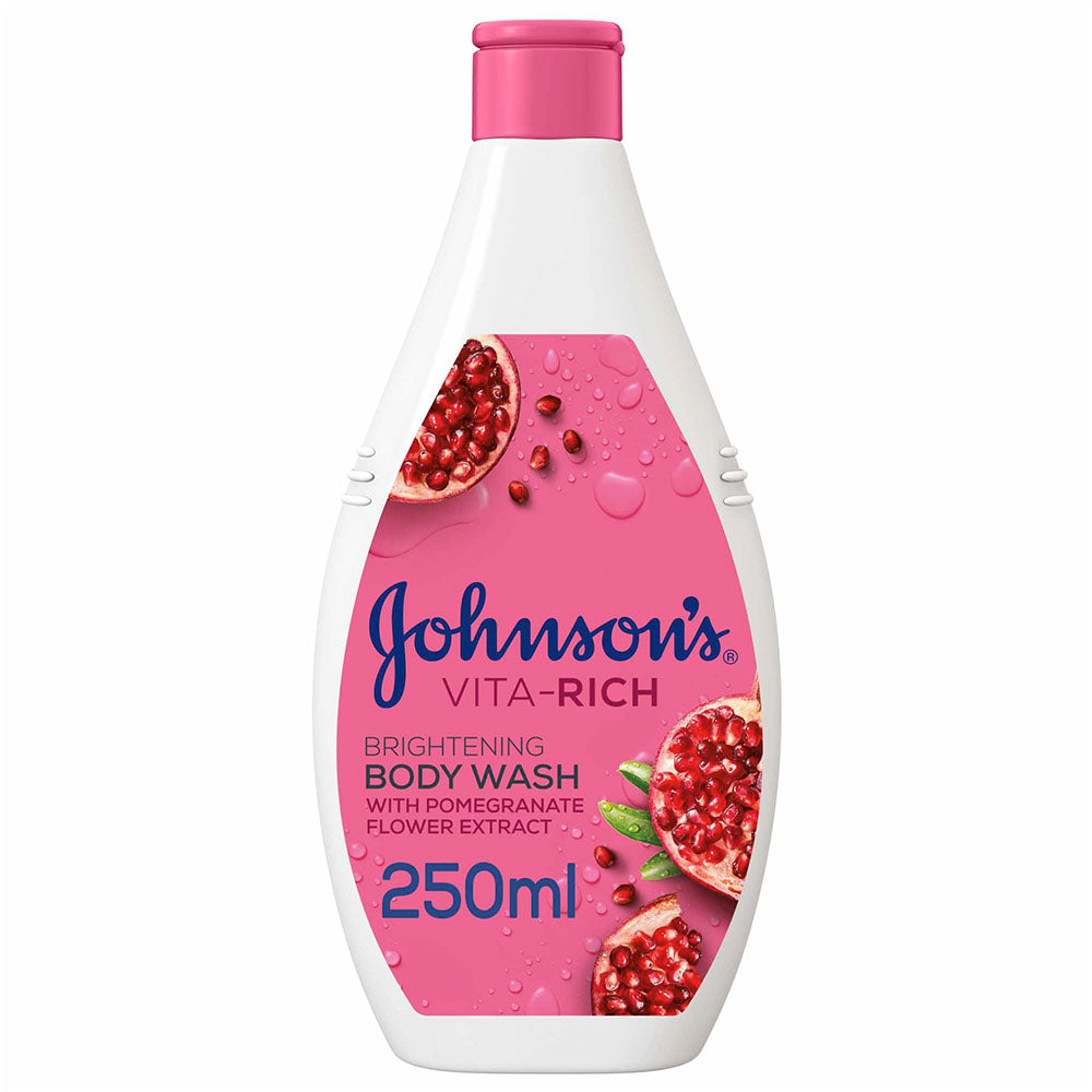 Johnson'S Vita-Rich Brightening Body Wash With Pomegranate - 250 Ml