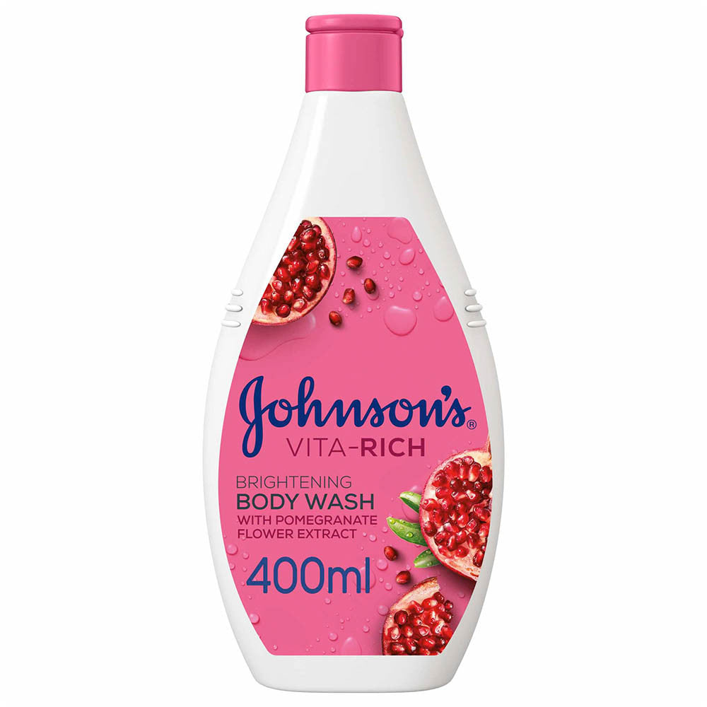 Johnson'S Vita-Rich Brightening Body Wash With Pomegranate - 400 Ml