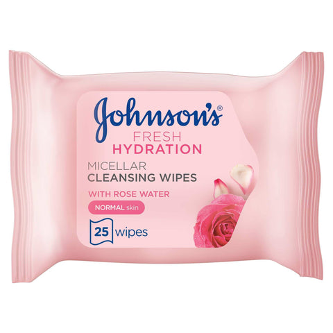 Johnson'S Cleansing Wipes Fresh Hydration Micellar - 25 Wipes