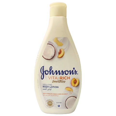 جونسون لوشن فيتا ريتش ٤٠٠ مل بخلاصة الخوخ والزبادي