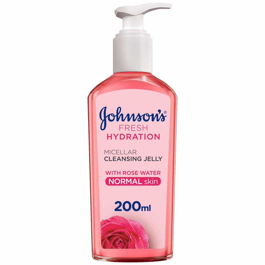 Johnsonâ€™S Face Cleanser Micellar For Normal Skin - 200Ml + Cotton Makeup Gift